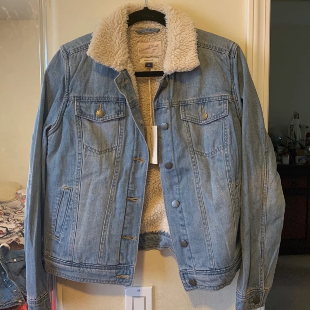 Sherpa lined Denim jacket